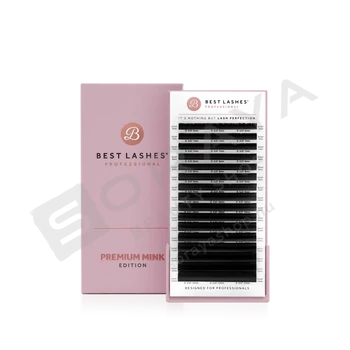 BEST LASHES VOLUME PRÉMIUM MINK SZEMPILLA 16 SOR C-0,07mm - 10mm - MEGÚJULT