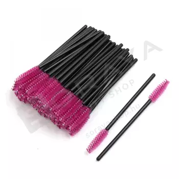 LASHES BY LOVE - SZEMPILLA SPIRÁLKEFE 10db - Hot Pink-Fekete